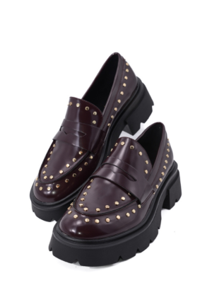 1775 1901 WINE RED BORDO’ MOCASSINO BASSO BORCHIE – EXE’