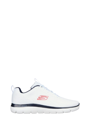 232395 WNV WHITE NAVY SUMMITS TORRE SNEAKER UOMO- SKECHERS