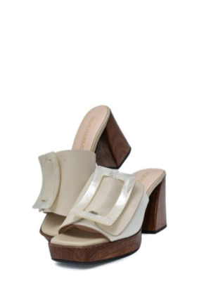 9235 M10 MULTI BEIGE CIABATTA TACCO ALTO PLATFORM-NOA HARMON