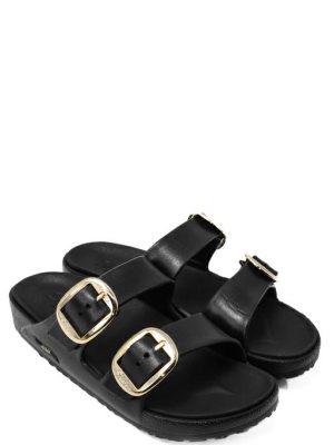 111592 BLK NERO ARCH FIT CAL BREEZE GOLD STAR - SKECHERS