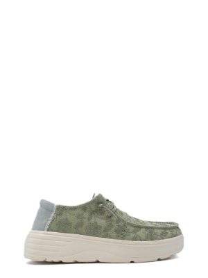 BLOOM VERDE 34 SNEAKER/SLIP ON BARCA IN TESSUTO - PITAS