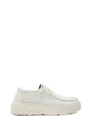 BLOOM BLANCO 00 SNEAKER/SLIP ON BARCA IN TESSUTO - PITAS