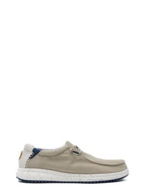 NIAS BEIGE 57 MOCASSINO BARCA IN TESSUTO - PITAS