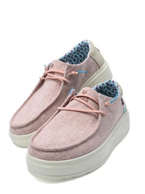 POPPY ROSA 52 SNEAKER/SLIP ON BARCA IN TESSUTO - PITAS