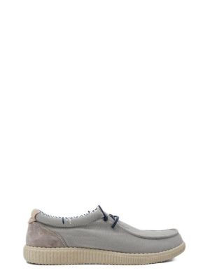WP150 LEDRO GRIS 36 MOCASSINO BARCA IN TESSUTO - PITAS