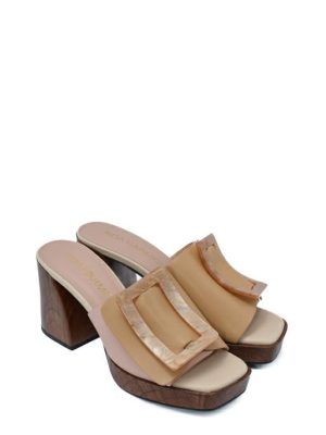 9235 M07 MULTI TAN TORTORA CIABATTA TACCO ALTO - NOA HARMON