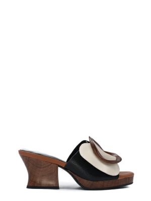 9987 M10 MULTI BEIGE CIABATTA PLATFORM CON TACCO-NOA HARMON