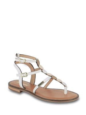 HORELIA BLANC BIANCO MULTI SANDALO FASCETTE-LES TROPEZIENNES