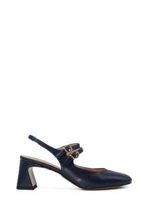 2391020 CAP BLU SLINGBACK 2 FIBBIETTE - OPEN TOO