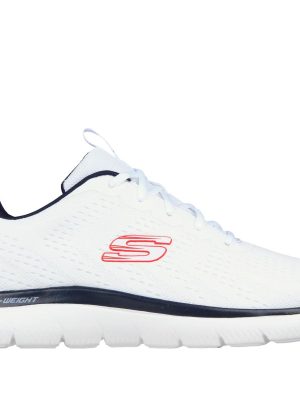 232395 WNV WHITE NAVY SUMMITS TORRE SNEAKER UOMO- SKECHERS