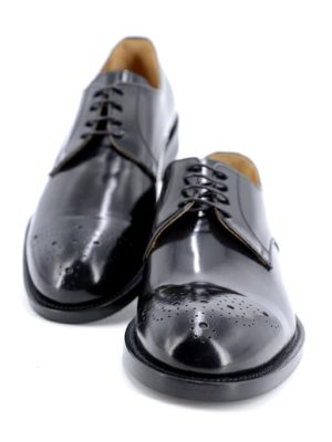 AND02FIORE ABRASIVATO NERO DERBY FORATO - NICOL SADLER