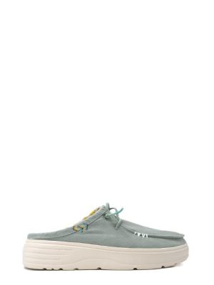 CAPARICA VERDE SNEAKER SABOT DONNA - PITAS