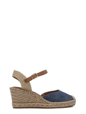 29610-42-800 BLUE ESPADRILLAS IN CORDA - TAMARIS