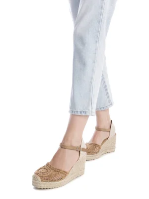 143845 BEIGE ESPADRILLAS ZEPPA CORDA CON RICAMO – XTI
