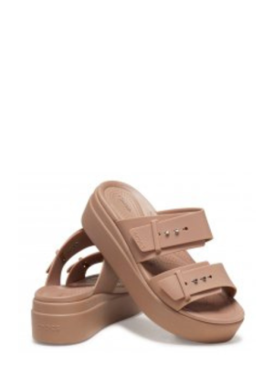 207431 BROOKLYN BUCKLE LATTE WOMAN/DONNA CIABATTA – CROCS