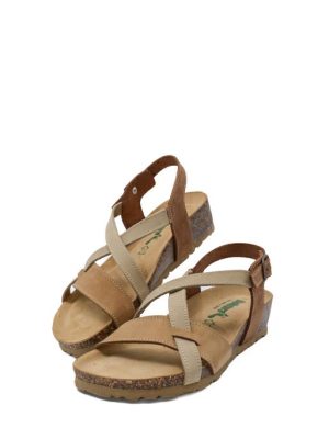 12A826 NABUK MULTI TORTORA SANDALO ZEPPA BASSA - BIONATURA