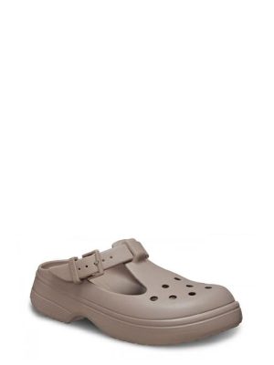 210581 TAUPE CLASSIC MARY JANE CLOG SABOT  - CROCS