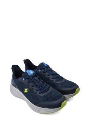 SML4811-001 I77 NAVY BLUE FADET SNEAKER UOMO-LUMBERJACK