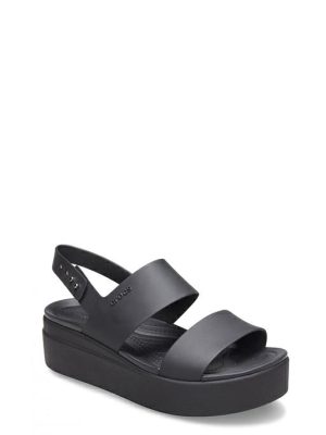 206453 BROOKLYN LOW WEDGE BLACK NERO SANDALO-CROCS