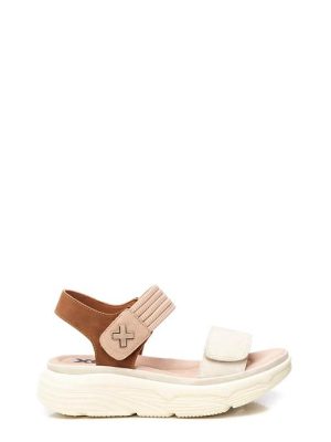 143986 BEIGE SANDALO SPORTIVO DOPPIO STRAPPO - XTI