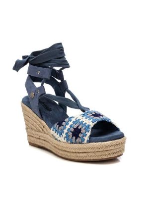 172792 JEANS SANDALO IN CORDA CON LACCI SCHIAVA-REFRESH