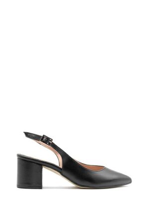 651 VIT NERO DECOLLETE/SLINGBACK - ANNO ZERO