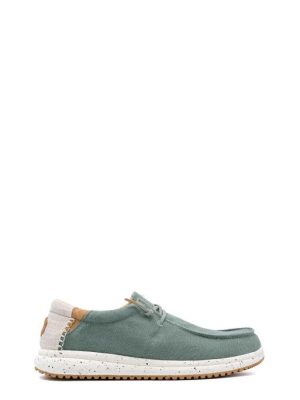 NIAS VERDE MOCASSINO BARCA LACCI ELASTICI -  PITAS