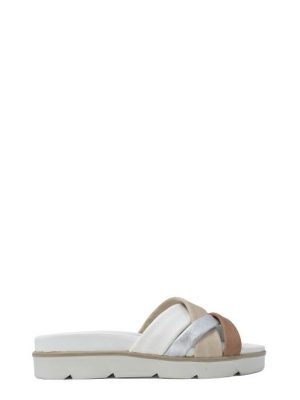 76690 22 NAB BIANCO CIABATTA FASCE MULTICOLOR -IGI&CO