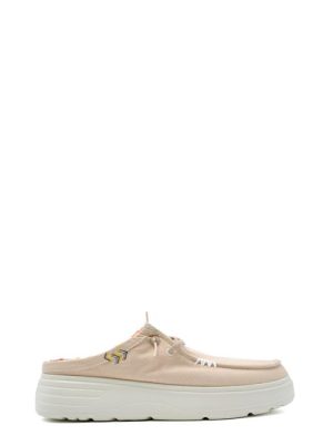 CAPARICA BEIGE SNEAKER SABOT DONNA - PITAS