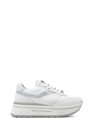 J-020 WHITE/SILVER SNEAKER DA DONNA - JANET & JANET