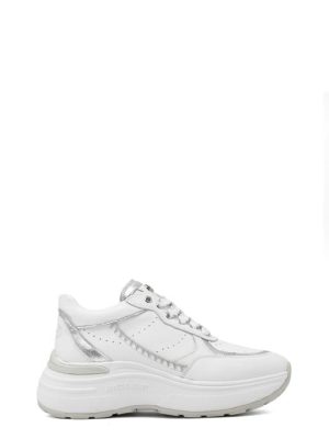 J-060 WHITE/SILVER SNEAKER DA DONNA - JANET & JANET