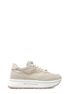 J-020 BEIGE/PLATINO SNEAKER DA DONNA - JANET & JANET