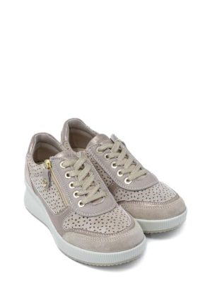 77692 33 VISONE SNEAKER LACCI+LAMPO -ENVAL SOFT