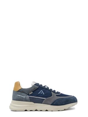 13571E-3509AM NAVY ARROW SNEAKERS CASUAL UOMO- AMBITIOUS