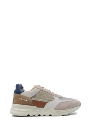 13571E-1973AM TAUPE ARROW SNEAKERS CASUAL UOMO- AMBITIOUS