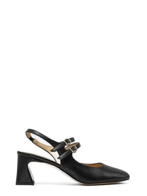2391020 CAP NERO SLINGBACK 2 FIBBIETTE - OPEN TOO