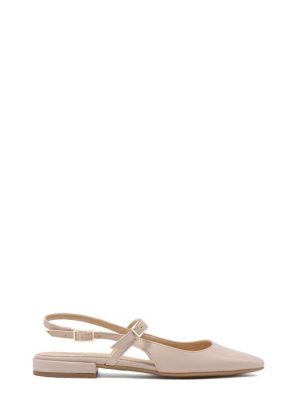 5066015 CAP NUDE SLINGBACK PUNTA QUADRATA - OPEN TOO