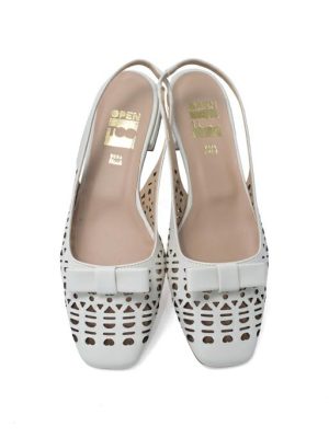 5066031 CAP BURRO SLINGBACK TRAFORATO TACCO BASSO-OPEN TOO