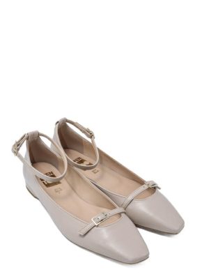 9546002 CAP NUDE BALLERINA CINTURINO IN CAVIGLIA - OPEN TOO