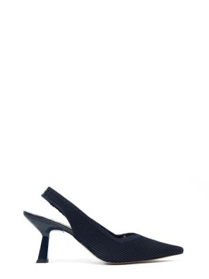 3063042 MAGLIA BLU SLINGBACK IN TESSUTO - OPEN TOO