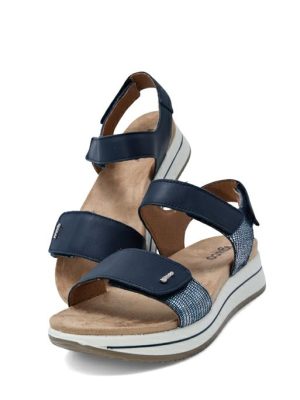 76754 11 NAPPA BLUE SANDALO SPORT STRAPPO -IGI&CO