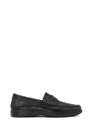 76120 00 VITELLO NERO MOCASSINO COLLEGE SOFT -IGI&CO