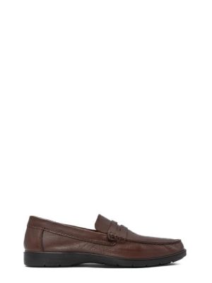 76120 11 VITELLO MARRONE SCURO MOCASSINO COLLEGE SOFT-IGI&CO