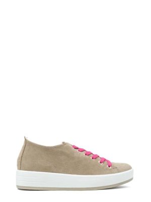 76550 22 SCAMOSCIATO BISCOTTO SNEAKER LACCIO FUXIA - IGI&CO