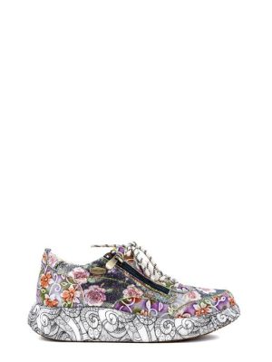 NIKITO 62 GRIS GRIGIO SNEAKER SPORTIVA LACCI+ZIP-LAURA VITA