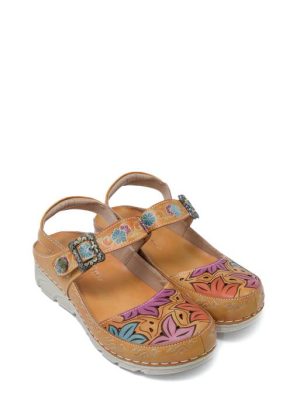 DORRY 11 BEIGE SANDALO MULTICOLOR ZEPPA - LAURA VITA