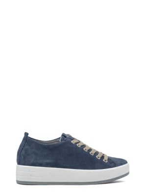 76550 11 SCAMOSCIATO JEANS SNEAKER LACCIO - IGI&CO
