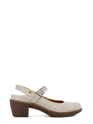 8350 NEVADA BEACH SABBIA SLINGBACK TACCO LARGO - JUNGLA