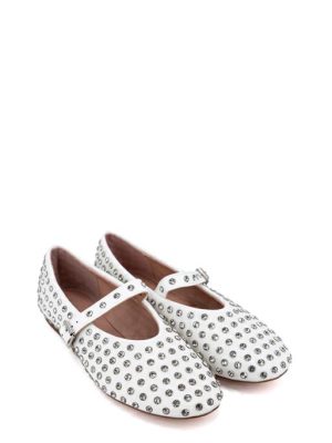 9002 SOFT BIANCO BALLERINA BEBE'/MARY JANE STRASS-KHARISMA