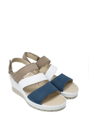 76646 00 JEANS/BIANCO/TAUPE SANDALO 3 COLORI -IGI&CO